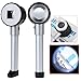 KKmoon 10X Handheld LED Optical Glass Magnifier with Scale Magnifying Jewelry Loupe