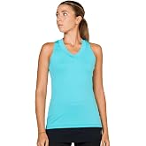 SOFIBELLA UV Colors Racerback Womens Tennis Tank Top