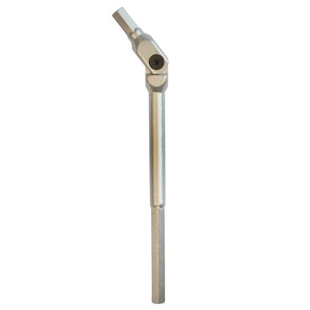 Bondhus 88764 5mm Hexpro Pivot Head Wrench, Chrome, Length: 121mm