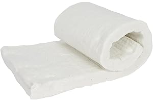 BACLAUGH Kaowool Ceramic Fiber Insulation Blanket 2" Thick x 16" x 48" 2400F Fireproof Insulation Blanket Fit for Furnaces, Kilns, Stoves, Fireplaces