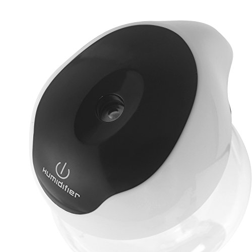 Uselili USB Mini Fragrance Humidifier for Home Office Car Air Freshener with Colour Light,360Â°Rotation Micro Cable
