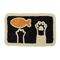 MOGOV Cartoon Animal Floor Mats Gateway Bathroom Door Water Absorbent Anti-Slip Mat Luxury Bath Carpet Fit for Bathtub, Shower and Bath Room