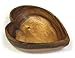 Mountain Woods Brown Artisan Acacia Wood Heart Shaped Bowl | Eco-Friendly Dinnerware | Serving Bowl Set for Pasta, Fruit, Salad | Decorative Wooden Bowl - 12.25