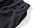 MOCOTONO Women's Plus Size Elastic Waist Wide Leg Linen Cropped Pants Black X-Large