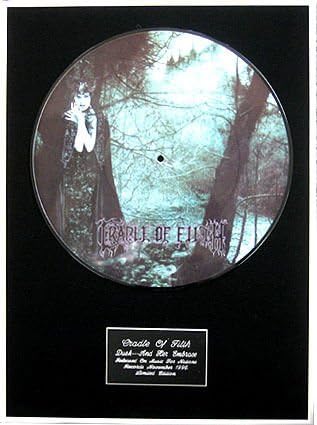 UK Music Awards Cradle Of Filth-Framed Pic Disc Dusk. And Her Embrace