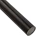 Acetal Round Rod, Opaque Black, Meets ASTM D6100, 1