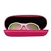 Baby Solo Original Baby Sunglasses Safe, Soft, & Adorable Durable Case Included (0-36 Months, Matte Pink Frame Rose Gold Mirror Lens)