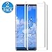 [2 Pack] Galaxy Note 9 Tempered Glass Screen Protector, Full 3D Curved Edge Screen HD Clear Military Shield Anti-Bubble Case Friendly Tempered Glass Screen Protector Compatible Samsung Galaxy Note 9