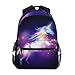 ZZKKO Rainbow Unicorn Abstract Art Boys Girls School Computer Backpacks Book Bag Travel Hiking Camping Daypack