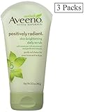 Aveeno Positively Radiant Brightening Daily Scrub 5 Ounce (145ml) (3 Pack)