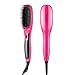 Trèsutopia Ionic Hair Straightening Brush with Fast Heated MCH Technology, Anti-Scald and Temperature Lock Function, 265 °F - 450 °F, 100-240 V Worldwide Voltage (Hot Pink)