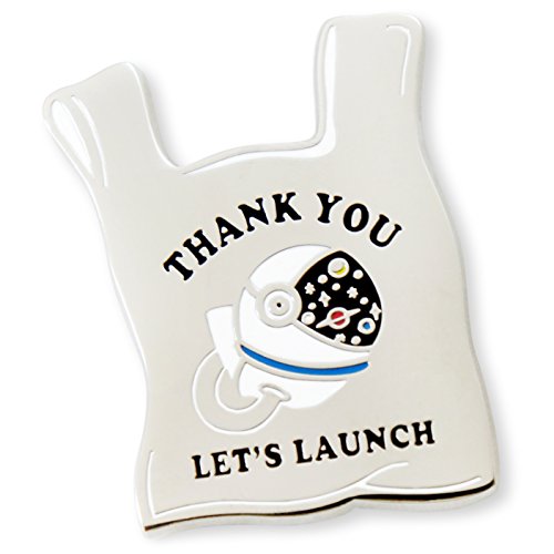 Dorrarium Let's Launch Lapel Pin | Space Astronaut Mission to Mars | Hard Enamel