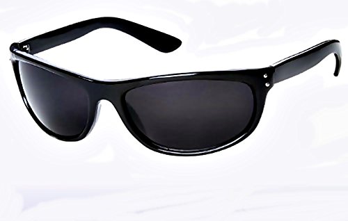 Super dark mib sunglasses classic black sd lens max uv protection