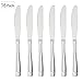 Cand Stainless Steel Dinner Knife Set/Table Knife Flatware Set, 16-Piece