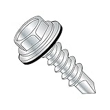 Small Parts-0808KWN Steel Self-Drilling Screw, Zinc