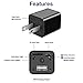Hidden Spy Camera [Newest model] Smart Mini Spy Charger with Motion Detection and Loop Recording - Storage up to 32GB Improved 2019
