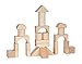 Solid Wooden building blocks for toddlers - kids blocks to spark creativity, imagination. 100 building blocks each wood block is made out natural Linden with hands. Invest in your children age 3-7