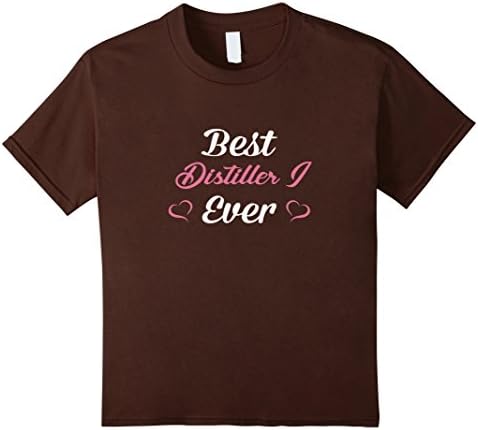 Kids Distiller I T-Shirt. Personalized Gift 12 Brown
