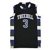 MOLPE Scott #3 Tree Hill Ravens Basketball Jersey S-XXXL Black, Stitched Name and Numbers