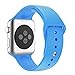 Apple Watch Replacement Band - Valuebuybuy Soft Silicone Replacement Sports Wristbands Straps for Apple Wrist Watch iWatch All Models Formal Colors S/M Size-42mm/Blue