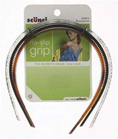 Scunci No Slip grip Skinny Head Bands, 3.8 Ounce