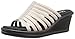 Skechers Cali Women's Rumblers Hot Shot Wedge Sandal, Taupe, 7 B(M) US