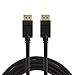 CableCreation Displayport to Displayport Cable 16 Feet, 4K DP to DP Cable 1.2 Support 4K@60Hz, 2K@144Hz Compatible with Computer, Desktop, Laptop, PC, Monitor, Projector, 5M