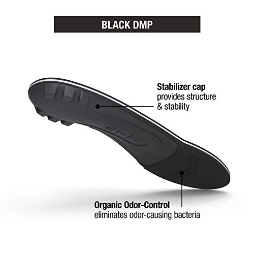 Superfeet BLACK DMP, Sensitive Feet Low Arch Memory Foam AntiFatigue