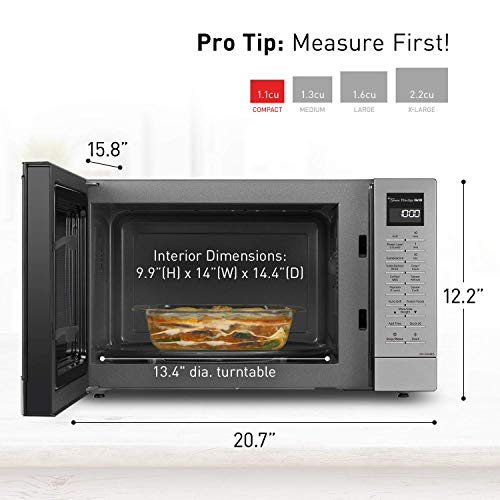 Panasonic 2in1 Microwave Oven with FlashXpress Broiler, Inverter
