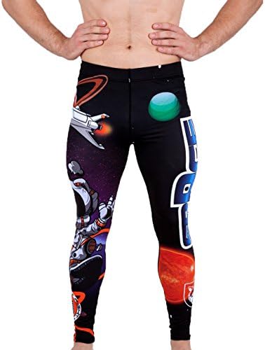 Asura Fightwear Men's Space Fighters Leggings Spats MMA BJJ Medium