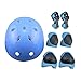 7Pcs Sports Protective Gear for Kids,RuiyiF Elbow Pads Knee Pads with Wrist Guard and Helmet for Multi Sports: Cycling Skateboard Bicycle Scooter Roller Skate
