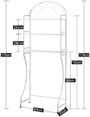 Storage racks ZCJB Washing Machine Shelves Toilet Shelves Bathroom Storage Shelves Floorstanding Shelf With Basket