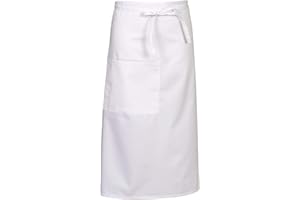 FAME F24 Full Length Bistro Apron - White (WFA18335WH)