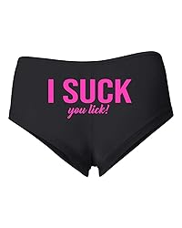 Wild Bobby I Suck You Lick Women's Cotton Spandex