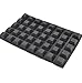 Aiskaer Self-Adhesive Rubber Feet-Door & Drawer Cabinet Furniture Bumpers-Black Cube (0.5