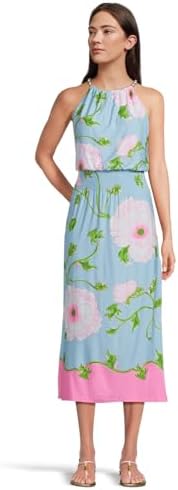 pollie midi dress lilly pulitzer Lilly Pulitzer Womens Pollie Cotton Midi Dress Pink Sha