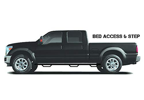 N-FAB T0798CC-6-TX Textured Black Nerf Step; Bed Access Toyota Tundra CrewMax 5.6' Bed 07-18