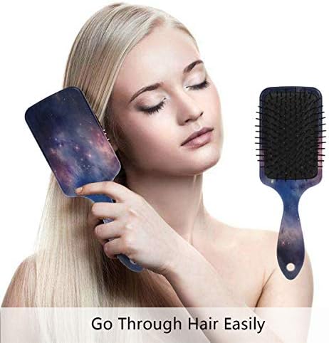 Detangling-Hairbrush, Cosmos Space Boar bristle Hair Brushes with Nylon Ball-tipped & Air Cushion Plastic Comb for Anti Static & Frizz,Womens/Girls Hair Brush