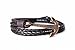 Genuine Leather Wrap Anchor Bracelet by Live Allure - Jewelry for Men and Women (Dark Brown)