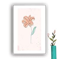 Framed Canvas Wall Art Picasso Poster Print of Woman Canvas Prints Home Artwork Decoration for Living Room,Bedroom - 16x24 inches