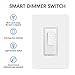 Smart Dimmer Switch by Martin Jerry | White, Supports LED, 2.4G WiFi, Voice Control via Echo & Google Home, a Neutral Wire is Necessary for Installation