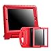 HDE Case for iPad 2 3 4 Kids Shockproof Bumper Hard Cover Handle Stand with Built in Screen Protector for Apple iPad 2nd 3rd 4th Generation (Red)