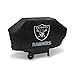 Rico Industries NFL Las Vegas Raiders Black Deluxe Grill Cover Deluxe Vinyl Grill Cover - 68' Wide/Heavy Duty/Velcro Staps