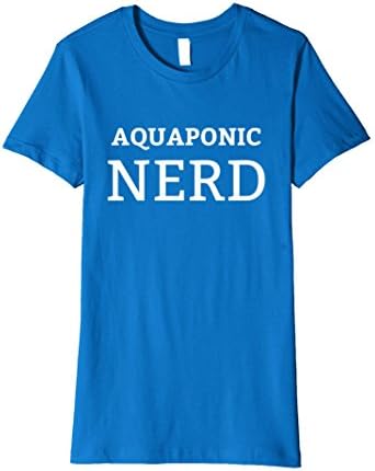 Womens Aquaponic Nerd Medium Royal Blue
