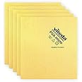 Vileda Professional - PVA Micro Cloth Yellow, 100% Microfibers, For Grease Strains and High Amount of Dirt, Made of PVA for Reduced Friction, 3D Structure that Leave Surfaces Dry and Trace Free