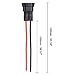 MUYI Fog Light Connector, 2 Sets H11 H9 H8 880 881 Adapter Female and Male Connector Pigtail Socket Wiring Harness for Headlight Fog Light