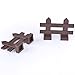 Taken All Brown Picket Fence Pieces -50pcs Building Block Scenery Accessories Compatible with Major Brands