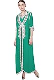 Women's Maxi long Dress moroccan Kaftan Caftan Jilbab Islamic abaya Muslim Turkish Arab arabic Robes gown 1723