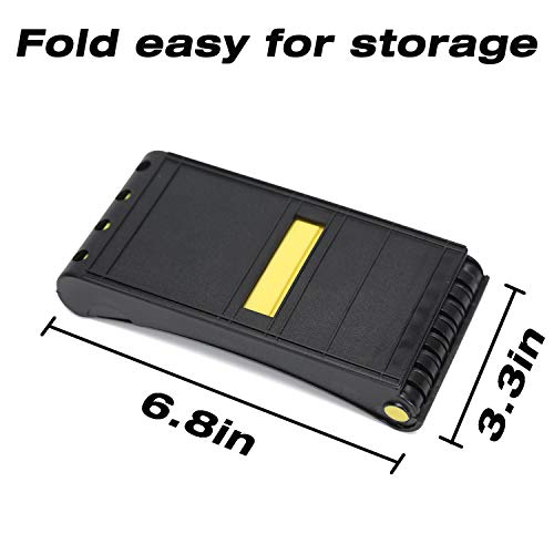 Homeon Wheels Folding Wheel Chocks Tire Chocks 2 Pack Car Stopper AntiSlip Block Wheel Block