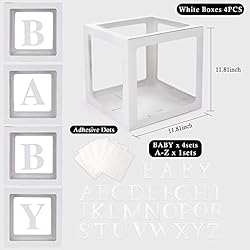 Voircoloria Baby Boxes with 42pcs Letters for Baby